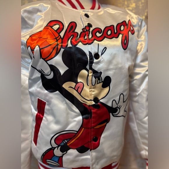 Nostalgia Mickey Mouse Jacket - Chicago Red and White - Never Worn - Picture 3 of 10
